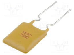 Fuse: PTC polymer; 1.85A; 10,2x15,7mm; Pitch: 5mm