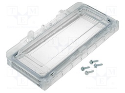 Inspection windows; polycarbonate; 162x77x25mm; IP54