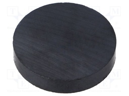 Magnet: permanent; hard ferrite; 11N; Ø: 30.5mm; H: 6mm