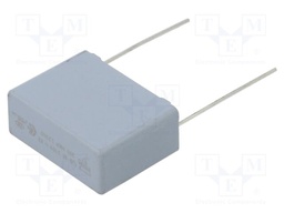 Capacitor: polypropylene; 1uF; 630VDC; 22.5mm; ±20%; Mounting: THT