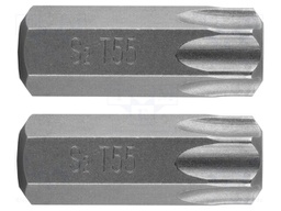 Screwdriver bit; Torx®; TX55; Overall len: 30mm; Mounting: 3/8"