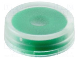 Cap; round; green; TL3240; Button marking: blank