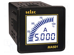 Meter: mounting; digital; on panel; Network: single-phase; 50÷60Hz