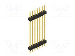 Connector: pin strips; pin header; male; PIN: 7; 2.54mm; THT; 1x7