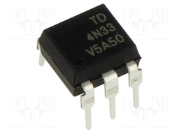 Optocoupler; THT; Ch: 1; OUT: Darlington; 5kV; DIP6; Colour: black