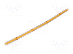 COB LED tape; white warm; LED/m: 320; 8mm; IP65; 120°; 5.5W/m; 24VDC