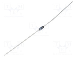 Diode: Zener; 0.5W; 22V; DO35; single diode; 100nA