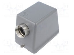 Enclosure: for Han connectors; Han; size 48B (2 x 24B); PG29
