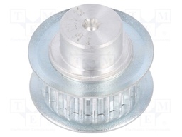 Belt pulley; T2.5; W: 4; 6mm; whell width: 16mm; Ø: 17mm; aluminium