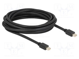 Cable; mini DisplayPort plug,both sides; DisplayPort 1.2; black