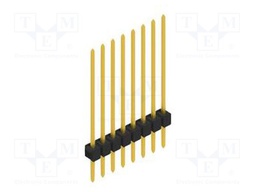 Connector: pin strips; pin header; male; PIN: 8; 2.54mm; THT; 1x8