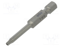 Screwdriver bit; Torx® with protection; T10H; Overall len: 50mm
