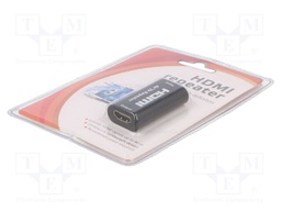 Repeater HDMI; HDMI 1.4; HDMI socket,both sides; Colour: black