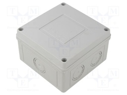 Enclosure: junction box; X: 111mm; Y: 66mm; Z: 111mm; wall mount