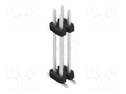 Connector: pin strips; pin header; male; PIN: 4; 2mm; SMT; 2x2; 100V