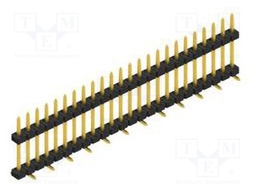 Connector: pin strips; pin header; male; PIN: 24; 2mm; SMT; 1x24