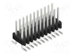 Connector: pin strips; pin header; male; PIN: 22; 1.27mm; SMT; 2x11