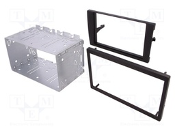 Radio mounting frame; Audi; 2 DIN; black