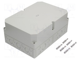 Enclosure: multipurpose; X: 254mm; Y: 361mm; Z: 165mm; TK PS; grey