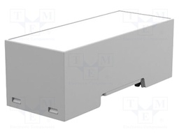 Enclosure: for DIN rail mounting; Y: 90mm; X: 36.1mm; Z: 32mm; grey