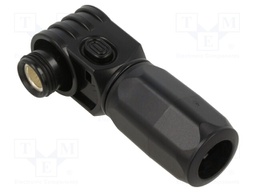 Plug; DC supply; female; PIN: 1; for cable; crimped; black; 1kV; 200A