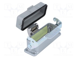 Enclosure: for HDC connectors; C146; size A16; with latch; IP65