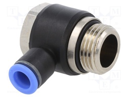 Push-in fitting; angled; -0.95÷15bar; Thread: G 1/2"; BLUELINE