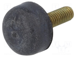 Screw fastened foot; H: 5.1mm; Thread len: 10.2mm; Thread: M3