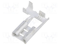 Terminal: flat; 6.3mm; 0.8mm; female; 0.5÷1.5mm2; crimped; tinned