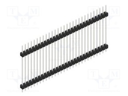 Connector: pin strips; pin header; male; PIN: 29; 2.54mm; THT; 1x29