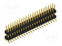 Connector: pin strips; pin header; male; PIN: 44; 2.54mm; SMT; 2x22