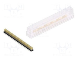 Connector: pin strips; pin header; male; PIN: 56; 2.54mm; SMT; 2x28
