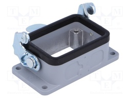 Enclosure: for HDC connectors; HTS; size 3; Locking: with latch