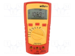 Digital multimeter; LCD,with a backlit; VDC: 600V; VAC: 600V; 5MHz
