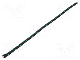 Rope; polypropylene; Ørope: 5mm; L: 100m; with a core; black