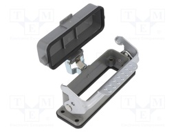 Enclosure: for HDC connectors; size D16A; with latch; with cover