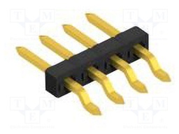 Connector: pin strips; pin header; male; PIN: 4; 2mm; SMT; 1x4; 100V