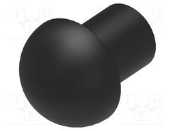 Stopper; polyamide; black; L: 13.5mm; -20÷100°C; Entrelec; Size: 18
