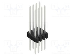 Connector: pin strips; pin header; male; PIN: 8; 1.27mm; THT; 2x4
