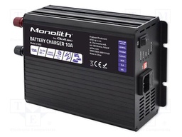 Charger: for rechargeable batteries; 10A; Out: crocodile clip