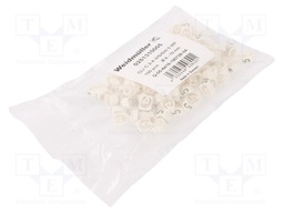 Markers for cables and wires; 4÷10mm; PVC; white; -30÷80°C