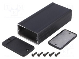 Enclosure: shielding; X: 59mm; Y: 120mm; Z: 31mm; aluminium; black