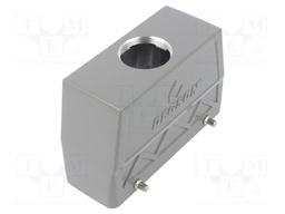 Enclosure: for HDC connectors; size D24B; for cable; straight