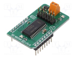 Click board; motor driver; GPIO,SPI; TLE 6208-6 G; 5VDC
