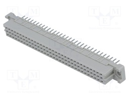 Plug; DIN 41612; type C; female; PIN: 96; a+b+c; THT; straight; 2A