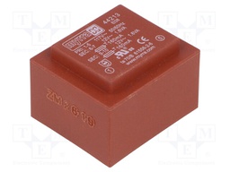 Transformer: encapsulated; 3.2VA; 117VAC; 12V; 12V; 133mA; 133mA