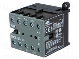 Contactor: 3-pole; NO x3; Auxiliary contacts: NO; 24VDC; 6A; BC6