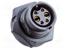 Socket; Connector: circular; size B; female; PIN: 3; bayonet; 10A