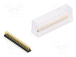 Connector: pin strips; pin header; male; PIN: 34; 2mm; SMT; 2x17