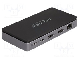 Hub USB; LED status indicator; black,grey; Number of ports: 9